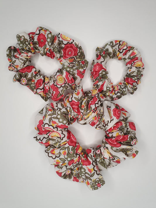Blomster| Cotton Scrunchie| LIMITED EDITION