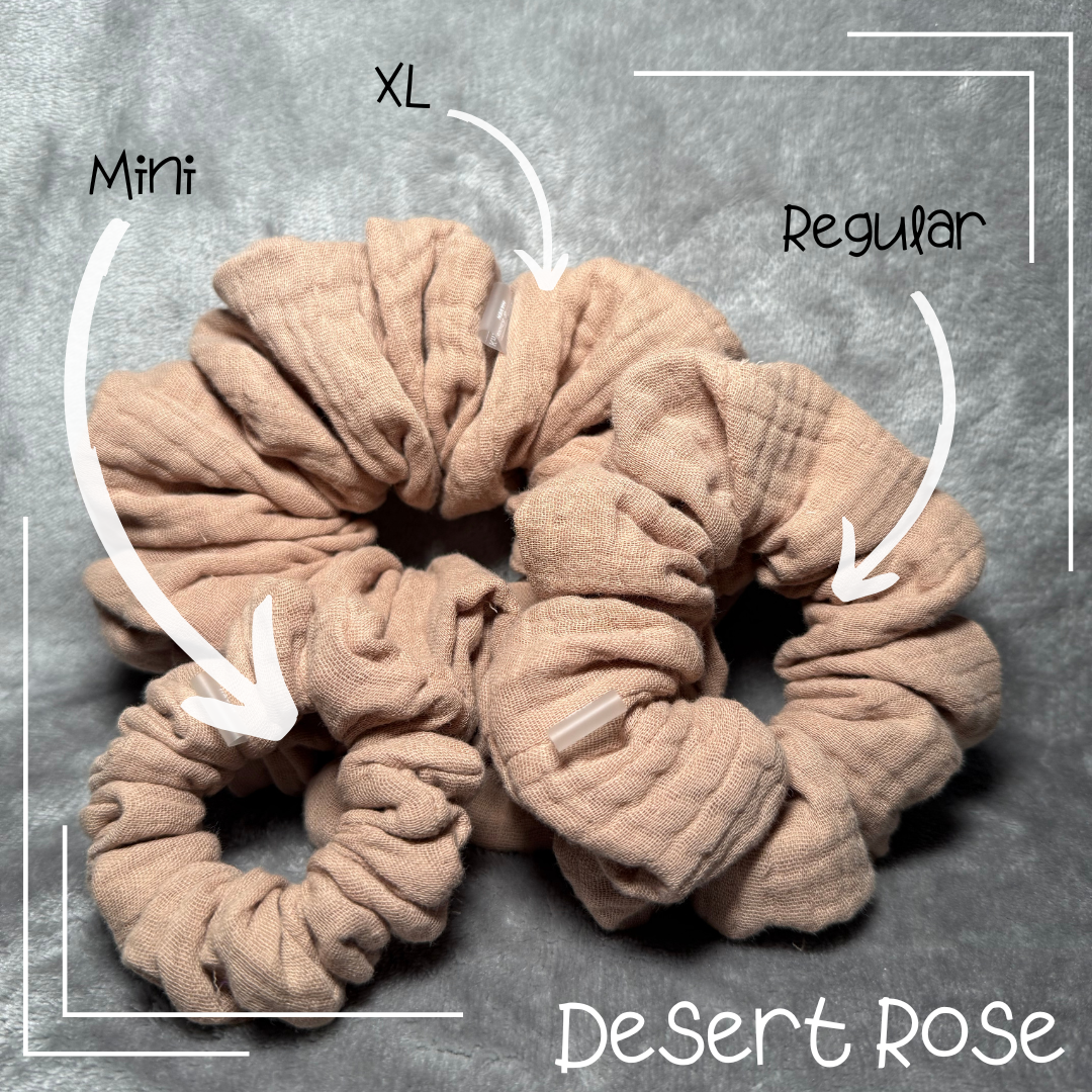 Desert Rose| Cotton Scrunchie