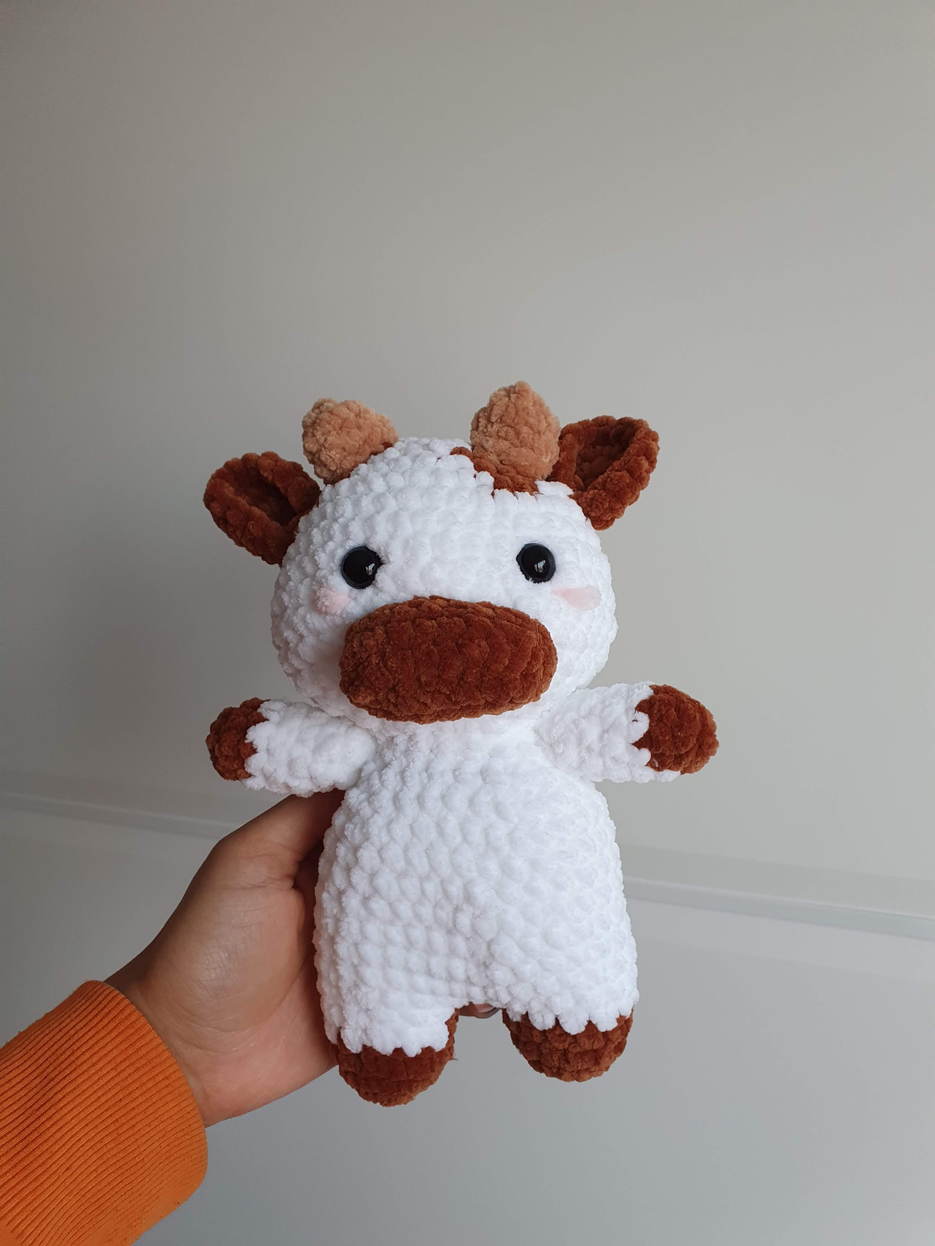 Crochet Cow Plushie| Made to Order