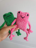 Leggy Frog Pattern| No Sew| Video tutorial included| Instant Download| US Terms