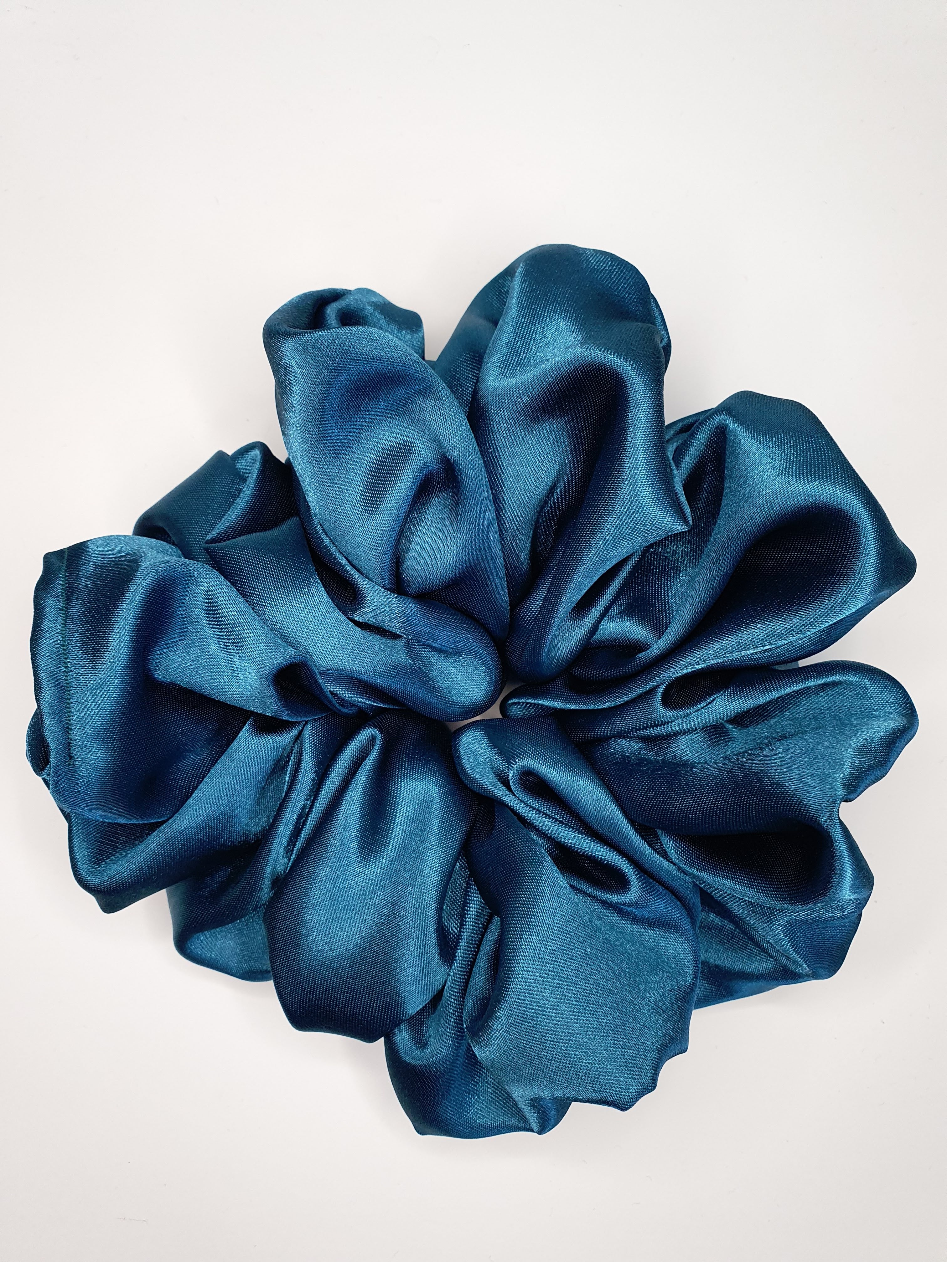 Emmy| Satin Scrunchie Petrol