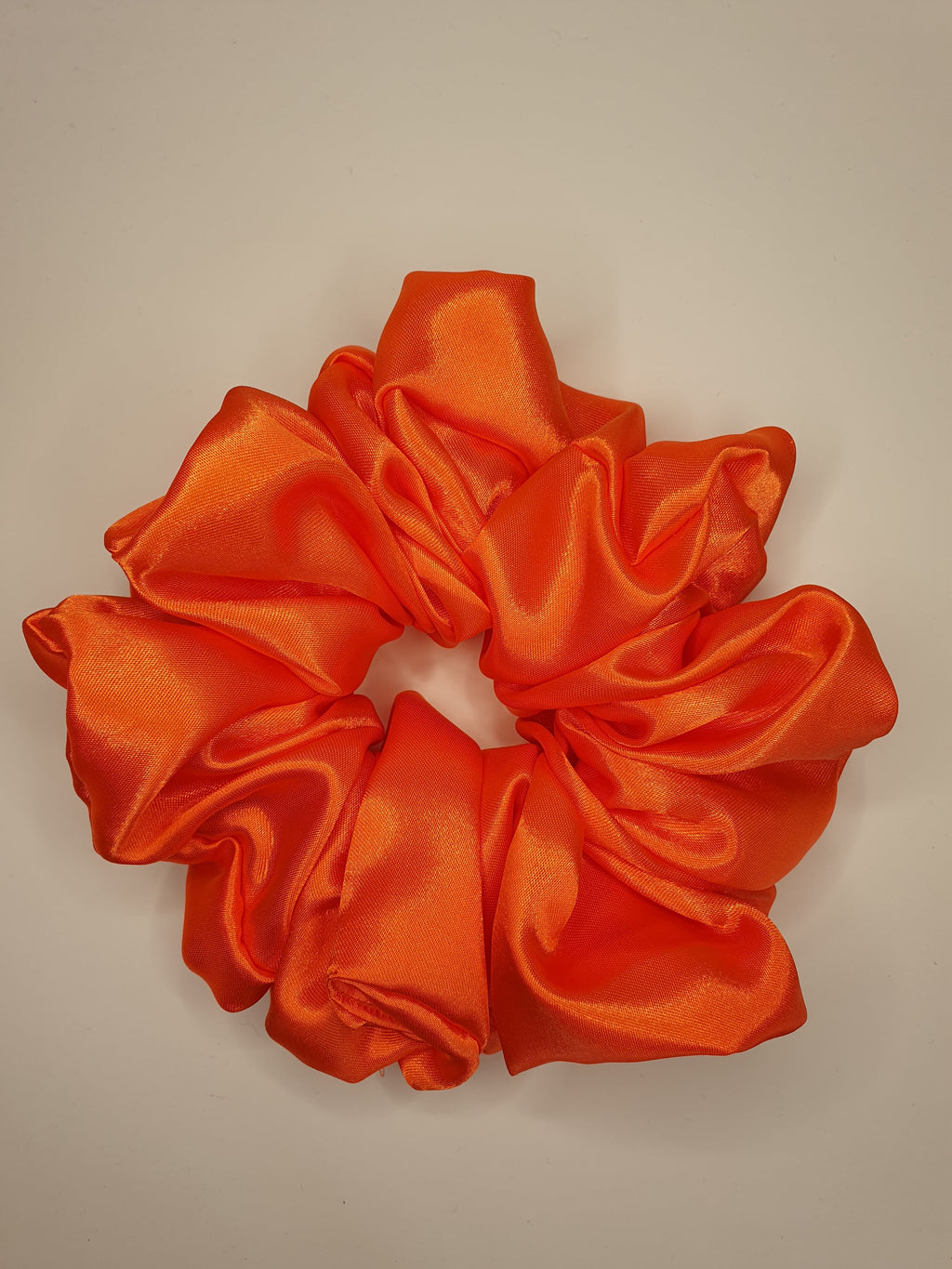 Daisy| Satin Scrunchie Orange