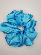 Bluebell| Satin Scrunchie Blue