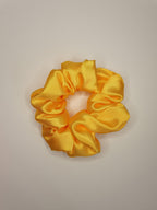 Goldie| Satin Scrunchie Yellow
