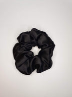 Luna| Satin Scrunchie Black