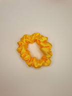 Goldie| Satin Scrunchie Yellow
