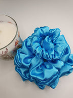 Bluebell| Satin Scrunchie Blue
