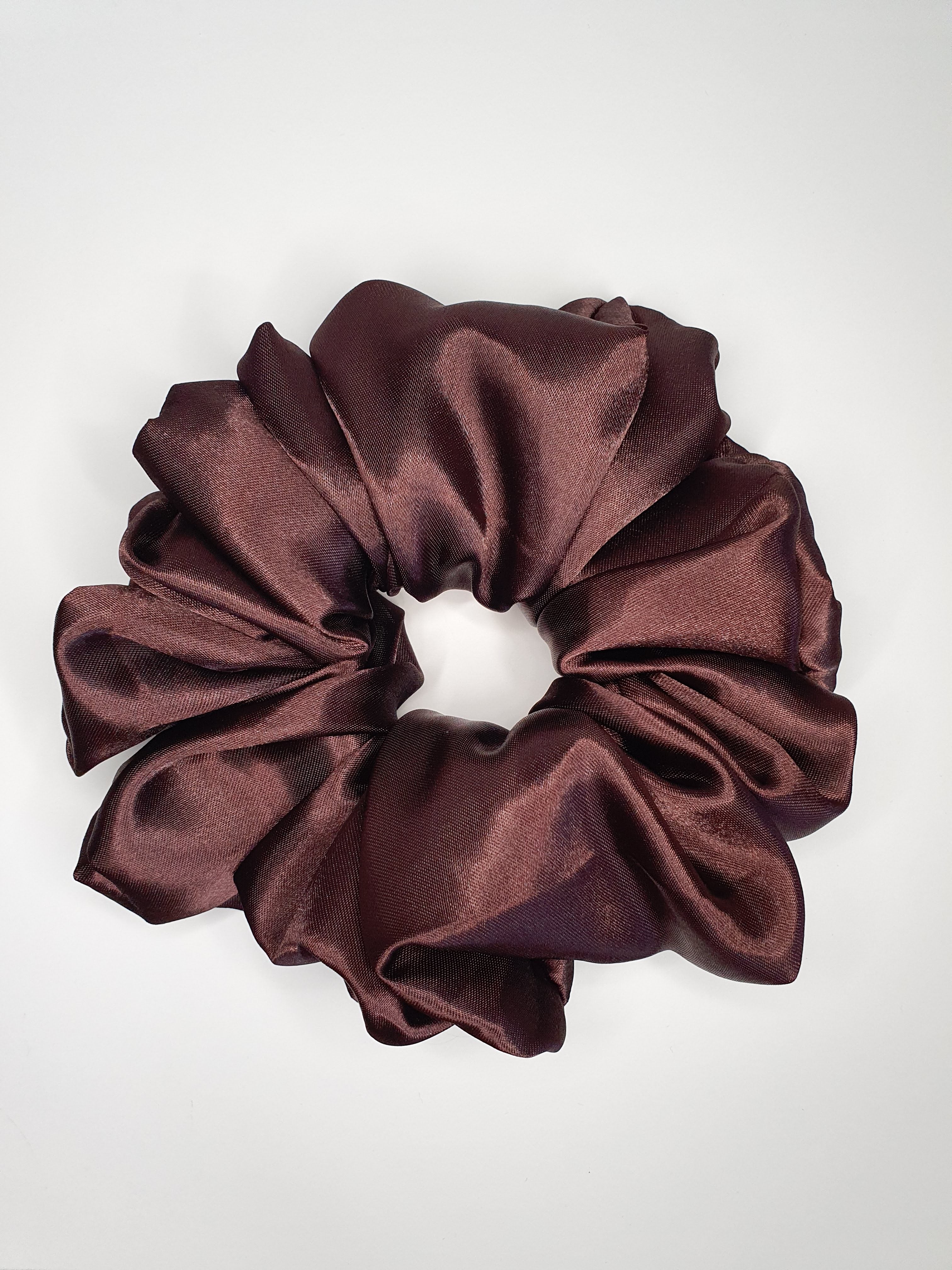 Espresso | Satin Scrunchie Brown