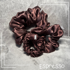 Espresso | Satin Scrunchie Brown