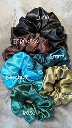 Custom Satin Scrunchies