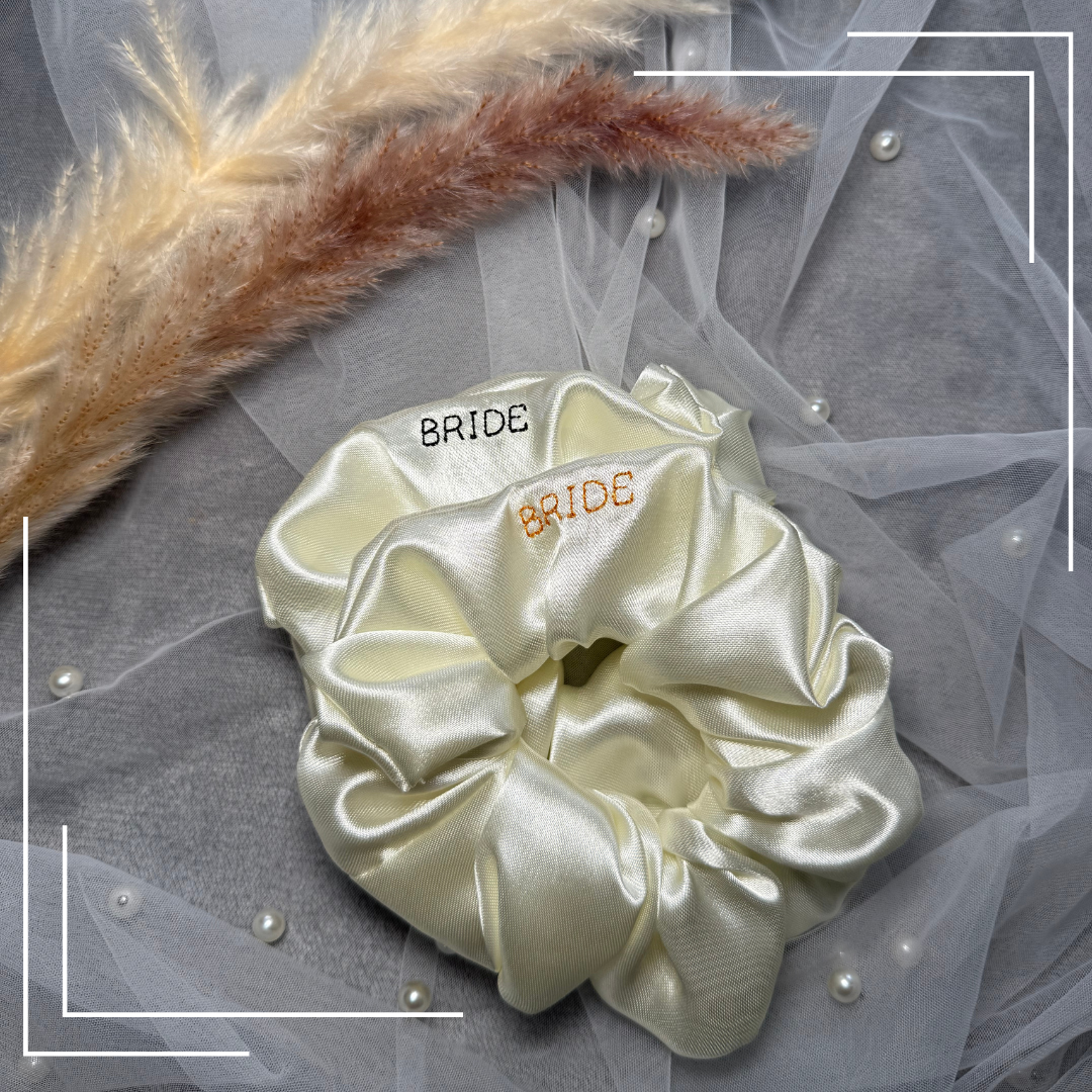 Custom Satin Scrunchies