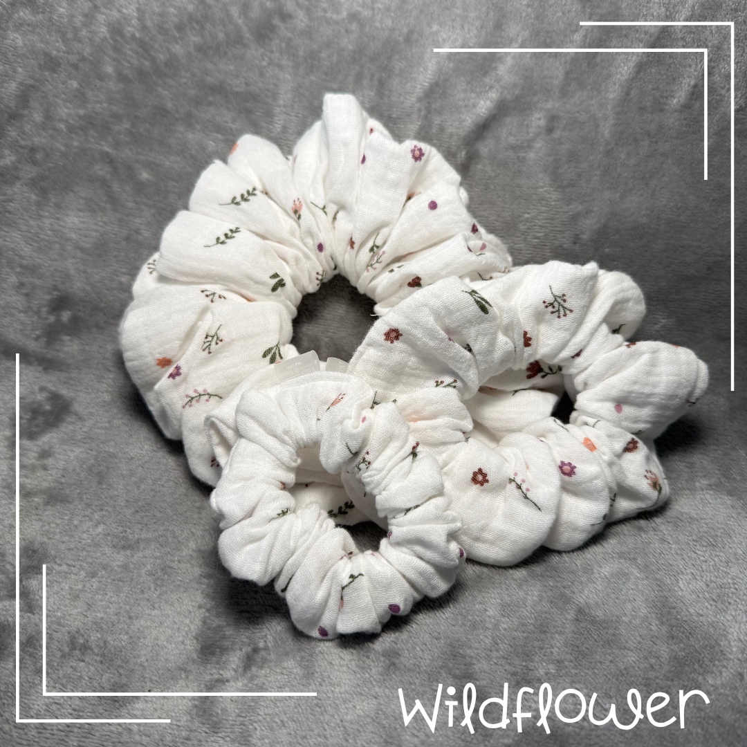Wildflower | Cotton Scrunchie