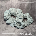 Minty Glow | Cotton Scrunchie