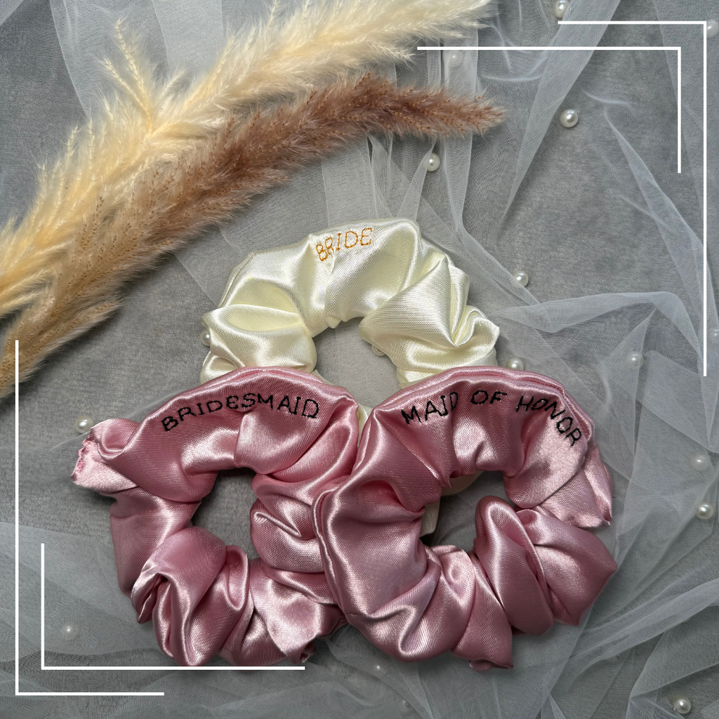 Custom Satin Scrunchies