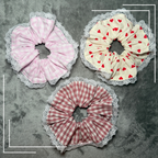 With All My Heart | Cotton Scrunchie