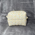 The Golden Bloom | Water resistant cosmetic pouch | Make-up Bag