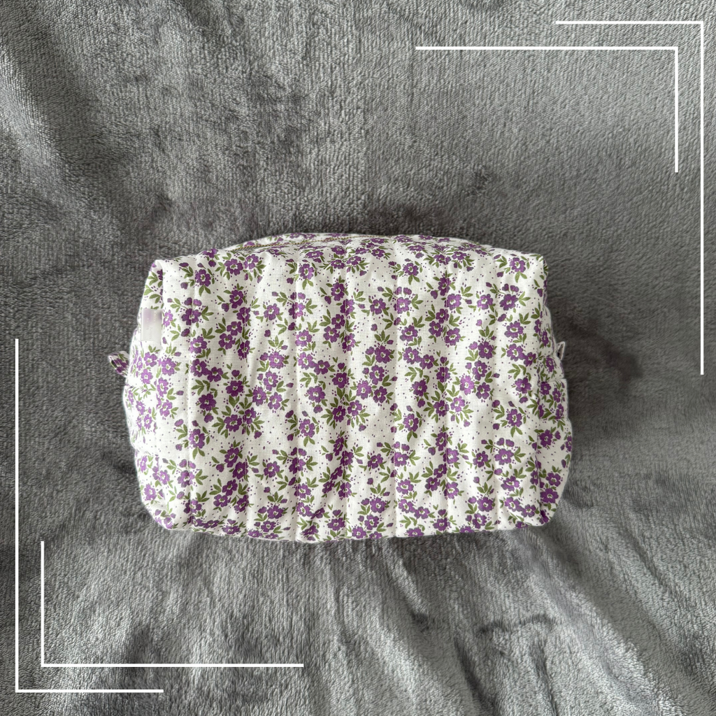 Lavender Fields | Water resistant cosmetic pouch | Bikini Bag