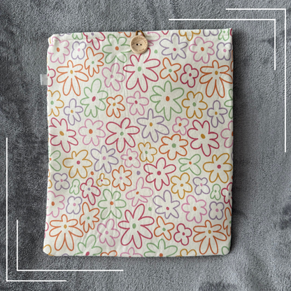 Cartoon Floral | Book sleeve