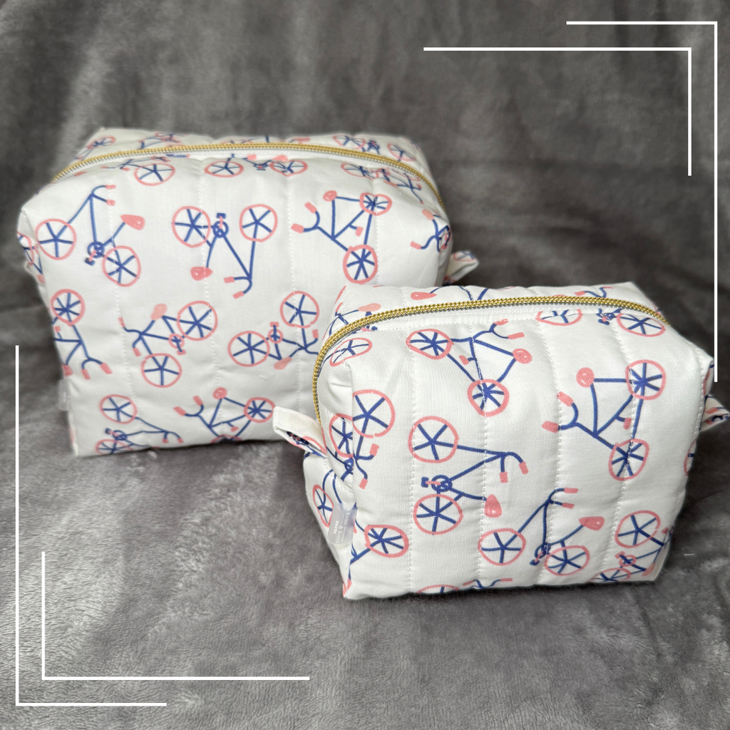 The Pedaler | Water resistant cosmetic pouch | Make-up Bag