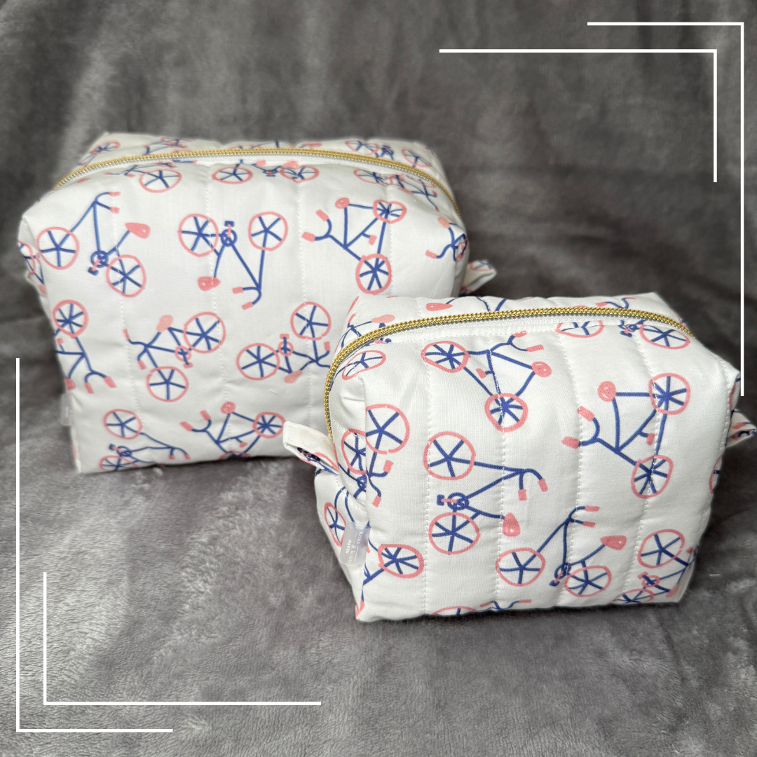 The Pedaler | Water resistant cosmetic pouch | Make-up Bag