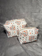 Water resistant cosmetic pouch | Bikini Bag | Flower Hearts