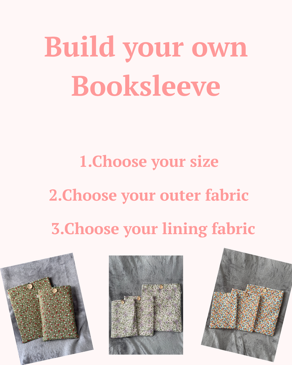 Build Your Own Booksleeve | Custom Booksleeve