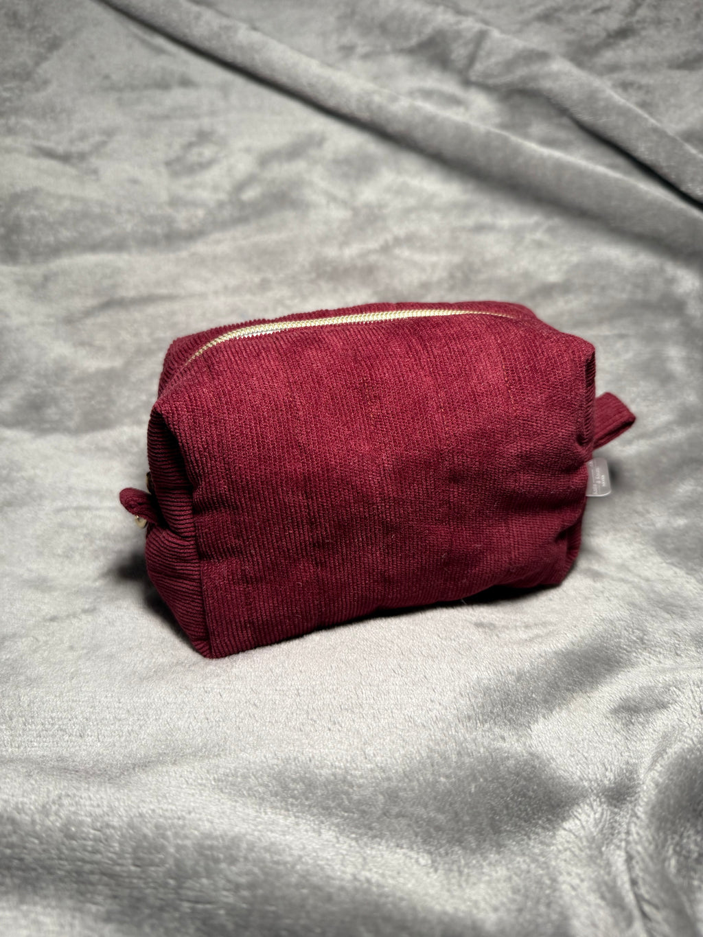 Water resistant cosmetic pouch | Bikini Bag | Corduroy