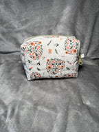 Water resistant cosmetic pouch | Bikini Bag | Flower Hearts