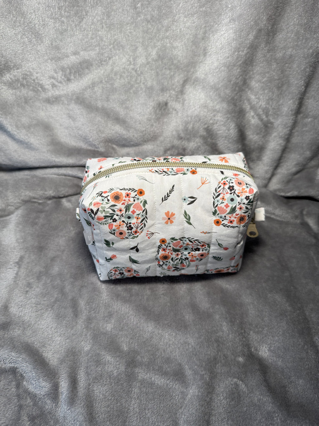 Water resistant cosmetic pouch | Bikini Bag | Flower Hearts