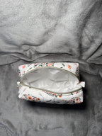 Water resistant cosmetic pouch | Bikini Bag | Flower Hearts