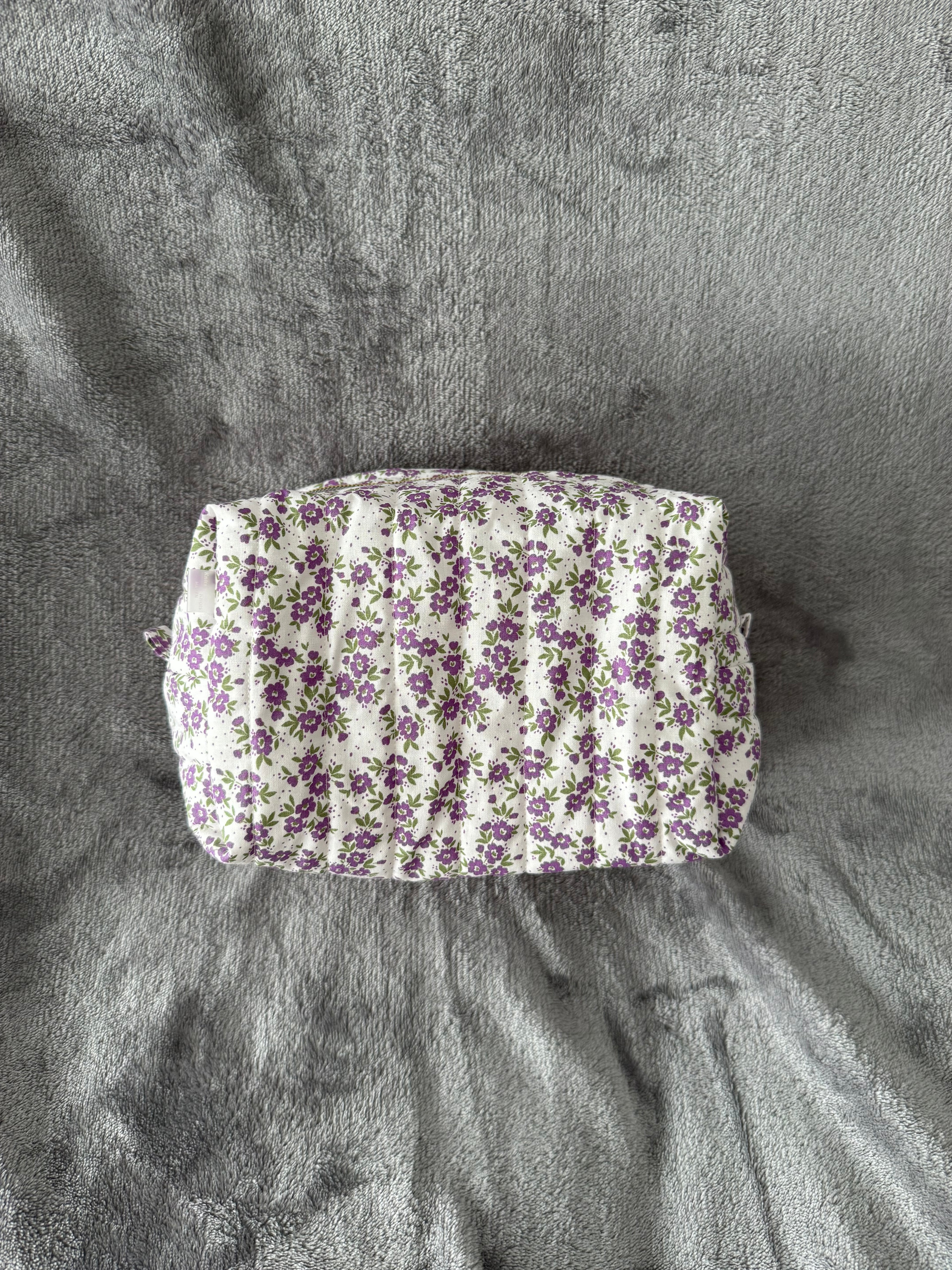 Lavender Fields | Water resistant cosmetic pouch | Bikini Bag