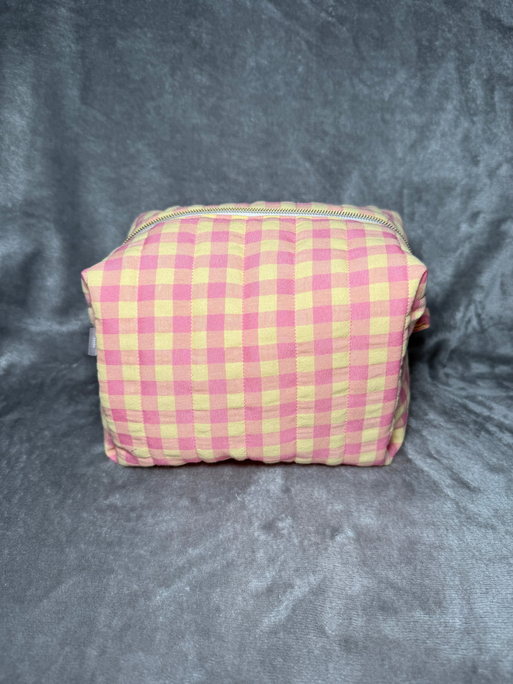 Rose Quartz & Citrine | Water resistant cosmetic pouch | Make-up Bag