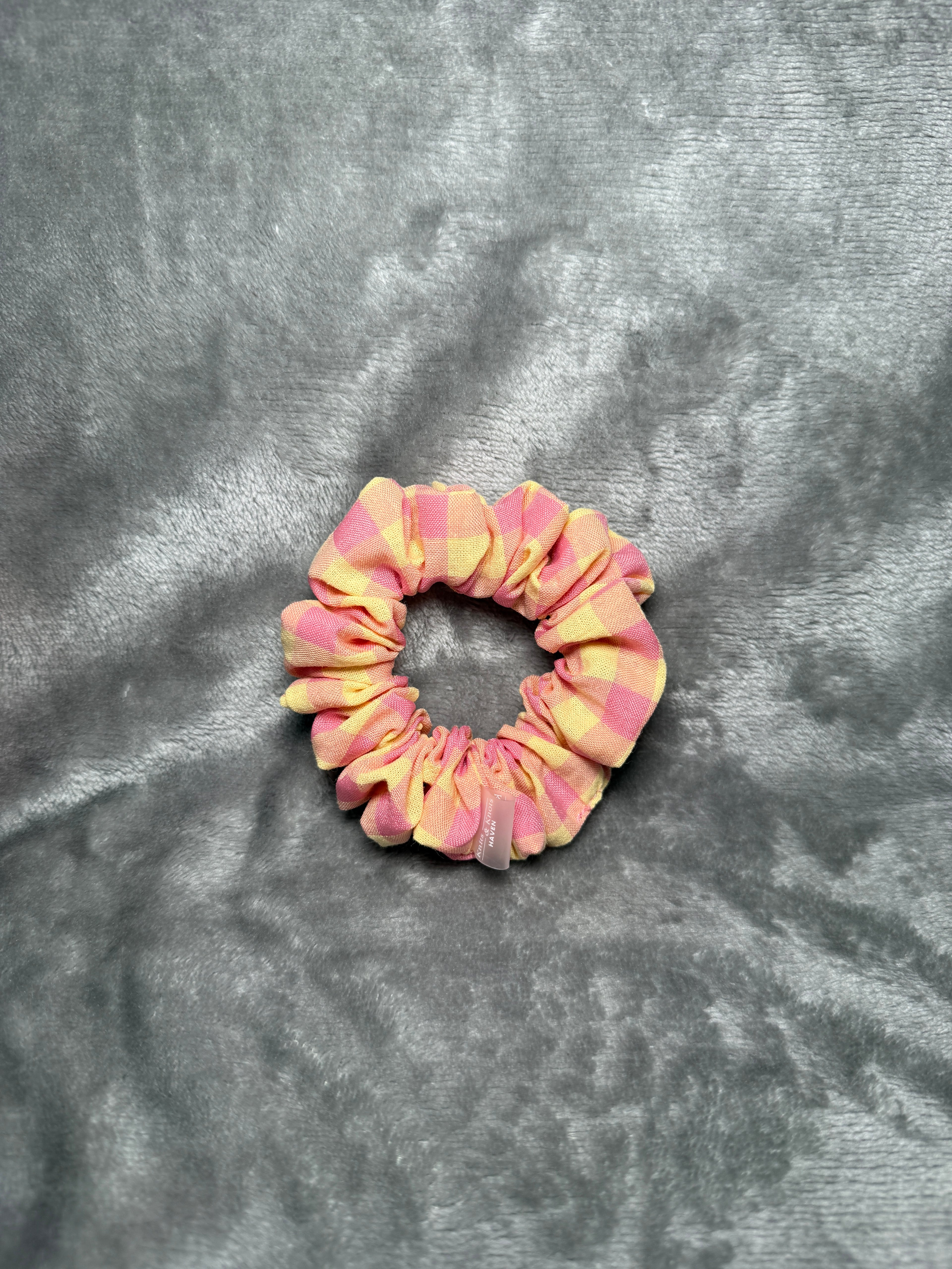 Rose Quartz & Citrine |  Scrunchie