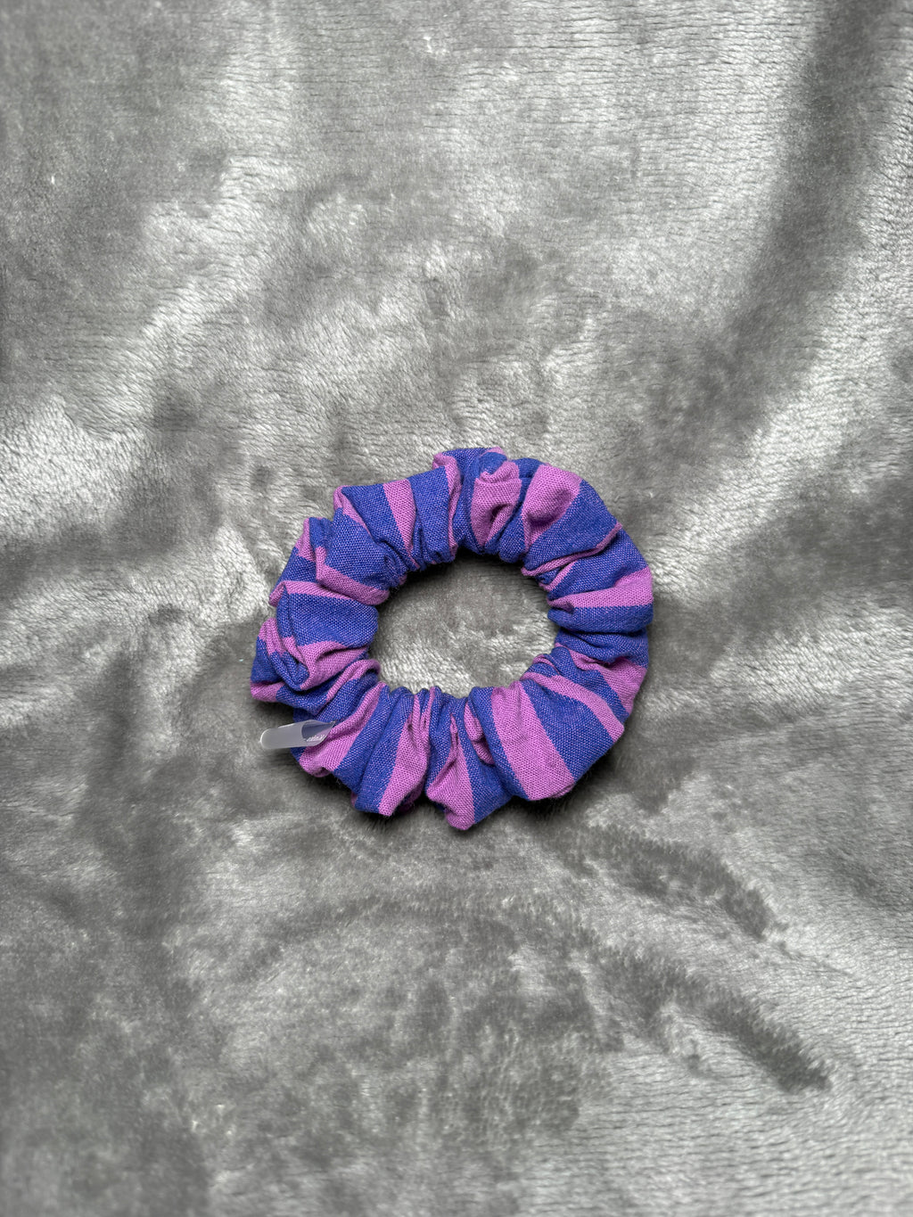 Charoite | Purple Striped Scrunchie