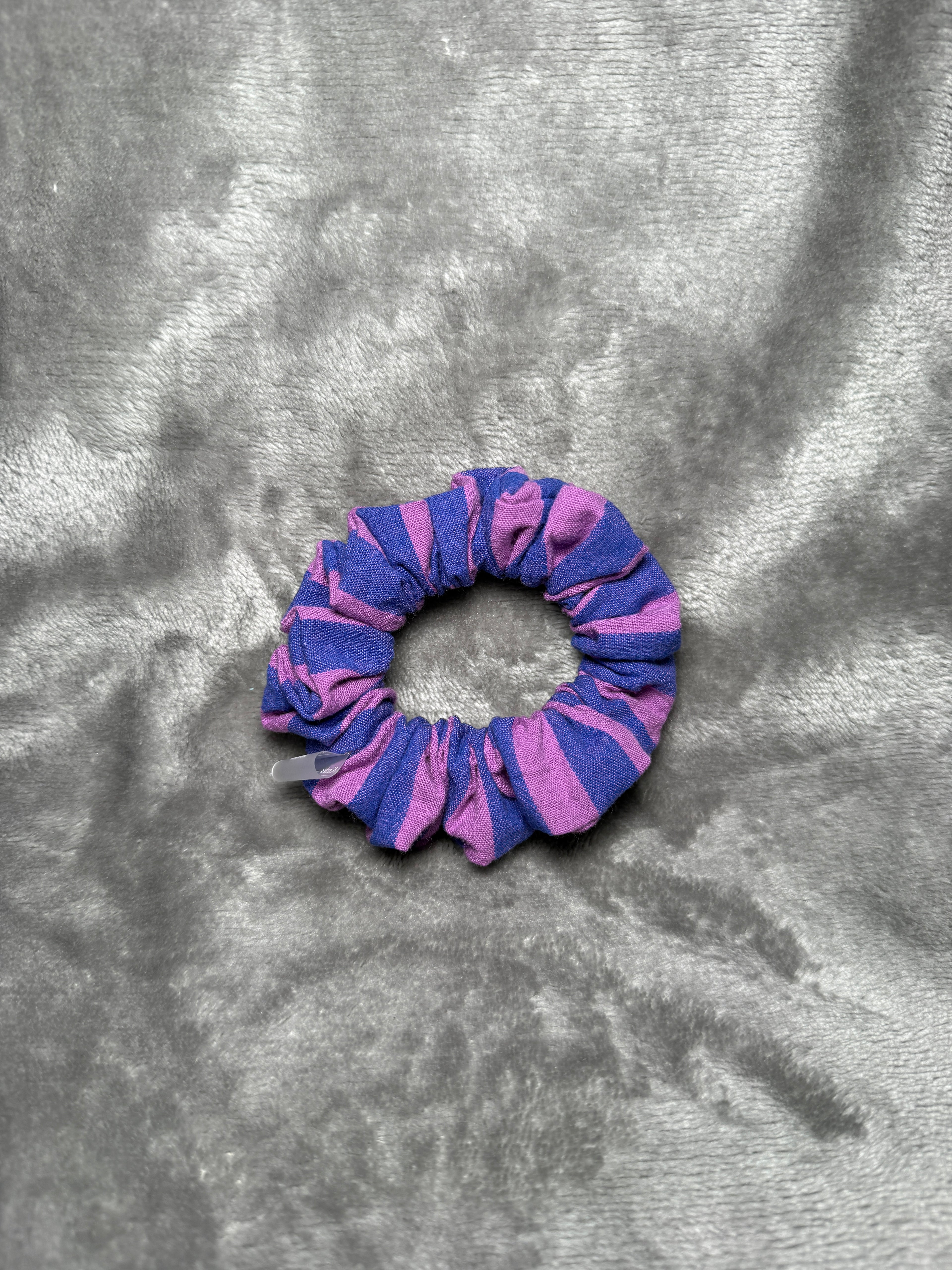 Charoite | Purple Striped Scrunchie