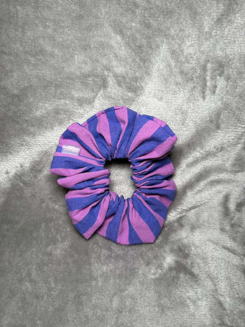 Charoite | Purple Striped Scrunchie
