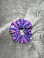Charoite | Purple Striped Scrunchie