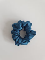 Emmy| Satin Scrunchie Petrol